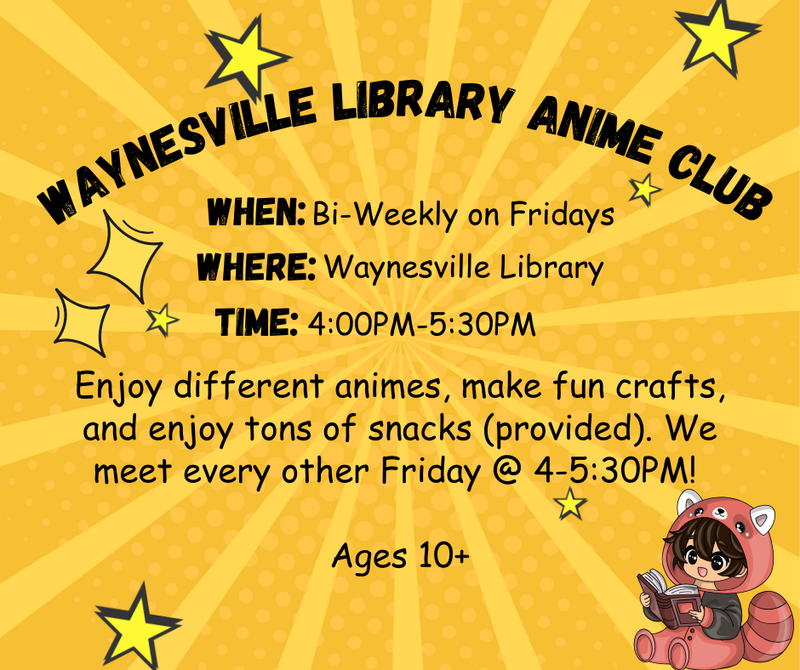 Anime Club - Waynesville Library